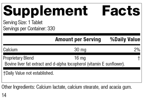 Antronex®, 330 Tablets, Rev 13 Supplement Facts