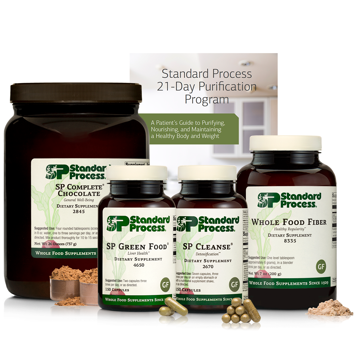 Purification Product Kit with SP Complete® Chocolate and Whole Food Fiber, 1 Kit With SP Complete Chocolat & Whole Food Fiber