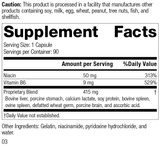 Niacinamide B6, 90 Capsules, Rev 03 Supplement Facts