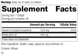 Wheat Germ Oil Fortified™, Rev 16 Supplement Facts