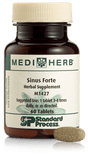 A bottle of Sinus Forte, 60 tablets.