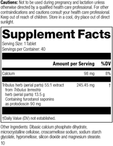 Tribulus, 40 Tablets, Rev 10 Supplement Facts