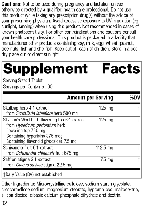 Nevaton Forte, 60 Tablets, Rev 01 Supplement Facts 